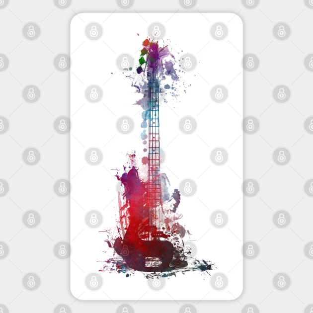 Guitar music art #guitar #music Magnet by JBJart